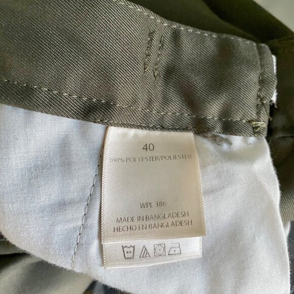 Haggar Mens Green Polyester Shorts Size 40 - Picture 6 of 8